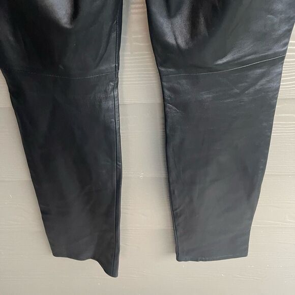 EUC BCBG Max Azria 100% genuine leather pants - Picture 9 of 12